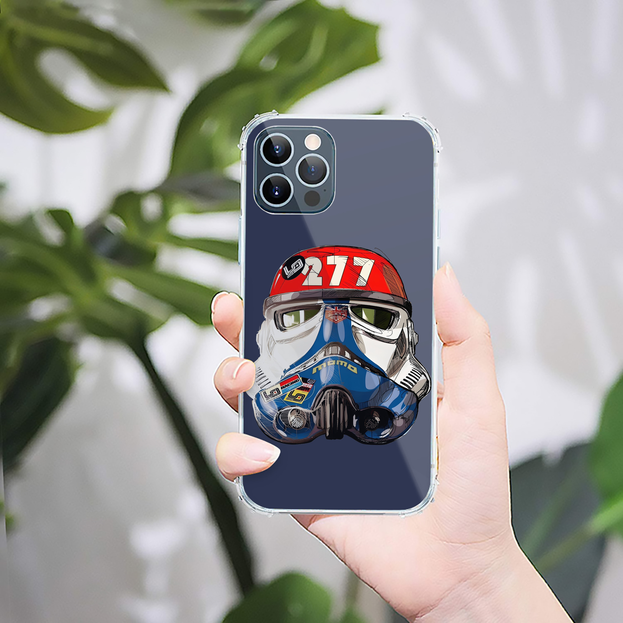 （画像用） スター・ウォーズ Star Wars 【iPhone 12シリーズ対応】透明スマホケース（クリアソフトケース）